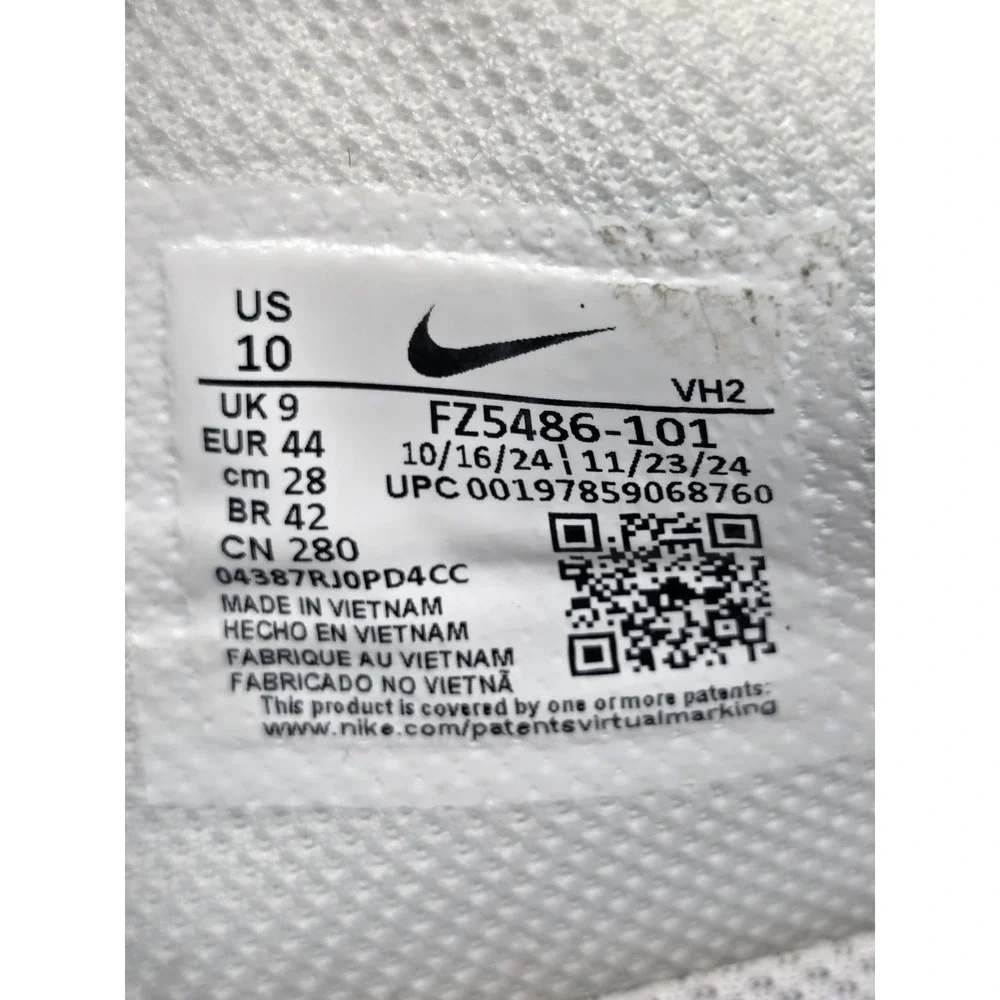 Nike Air Max Excee Mens Sneakers Shoes White Grey Blue Size 10 FZ5486-101 New